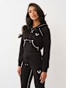 ROPE STITCH SHRUNKEN HOODIE