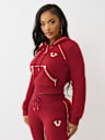 ROPE STITCH SHRUNKEN HOODIE