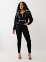 CONTRAST HALF ZIP PULLOVER