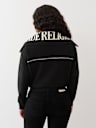 CONTRAST HALF ZIP PULLOVER