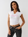 CRYSTAL V NOTCH SIDE RUCH TOP