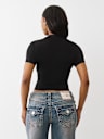 CRYSTAL CROWN LOGO BABY TEE