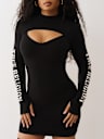 TRUE RELIGION KEYHOLE SWEATER DRESS