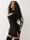 TRUE RELIGION KEYHOLE SWEATER DRESS