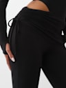 ASYMMETRICAL RUCHED FOLDOVER PANT