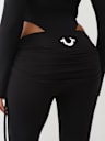 ASYMMETRICAL RUCHED FOLDOVER PANT