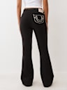ROPE STITCH MID RISE BOOTCUT SWEATPANT