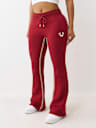 ROPE STITCH MID RISE BOOTCUT SWEATPANT