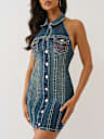 DENIM HALTER SUPER T DRESS