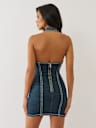 DENIM HALTER SUPER T DRESS