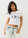 CRYSTAL GROOVY BUDDHA BABY TEE