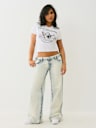 CRYSTAL GROOVY BUDDHA BABY TEE