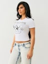 CRYSTAL GROOVY BUDDHA BABY TEE
