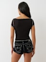 BOAT NECK VINTAGE BUDDHA TEE