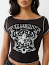 BOAT NECK VINTAGE BUDDHA TEE