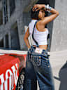 JESSIE BIG T OVERSIZED OVERALL