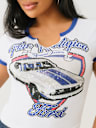 TRUE RELIGION X FORD CRYSTAL MUSTANG BABY TEE