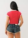 TRUE RELIGION X FORD CRYSTAL MUSTANG BABY TEE