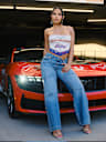 TRUE RELIGION X FORD SCARF TOP