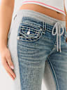 PANTALONES ACAMPANADOS DE TIRO MEDIO Y POLAR JOEY BIG T