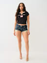 EMBROIDERED V NOTCH BABY TEE