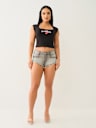 CHERRY SQUARE NECK BABY TEE