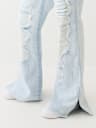 DESTROYED RELAXED FLARE JEAN