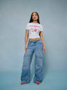 BOBBI MID RISE BIG T BAGGY JEAN