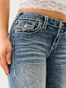 BILLIE MID RISE BIG T SPLIT HEM STRAIGHT JEAN