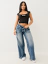SEAMLESS SQUARE NECK CROP TOP