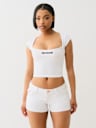 SEAMLESS SQUARE NECK CROP TOP