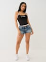 CONTRAST LAYERED HALTER CAMI TOP