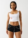 OVERALL RIBBED TANK TOP