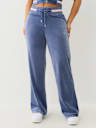 CRYSTAL VELOUR TRACK PANT