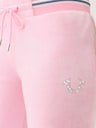CRYSTAL VELOUR TRACK PANT