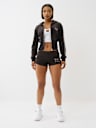 VELOUR CRYSTAL LOW RISE SPICY SHORTS