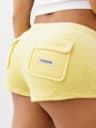 SHORTS SPICY DE TIRO BAJO CON CRISTALES DE TERCIOPELO