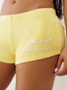 SHORTS SPICY DE TIRO BAJO CON CRISTALES DE TERCIOPELO