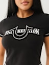 CRYSTAL HORSESHOE APPLIQUE BABY TEE