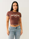 CRYSTAL HORSESHOE APPLIQUE BABY TEE