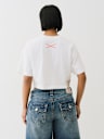 CAMISETA CON GRÁFICO DE LOGOTIPO DE JEANS