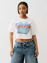 CAMISETA CON GRÁFICO DE LOGOTIPO DE JEANS