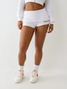 FOLDOVER RIBBED HOT SHORT