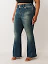 PLUS JOEY Y2K MID RISE  FLARE JEAN