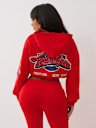 CRYSTAL PATCH ZIP HOODIE