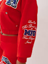 CRYSTAL PATCH ZIP HOODIE