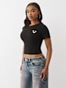CRYSTAL MUSHROOM GRAPHIC BABY TEE