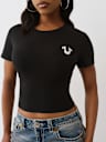 CRYSTAL MUSHROOM GRAPHIC BABY TEE