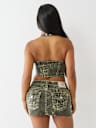 CAMO LEOPARD BIG T HALTER TOP