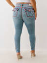 PLUS JENNIE MID RISE SUPER T CURVY SKINNY JEAN